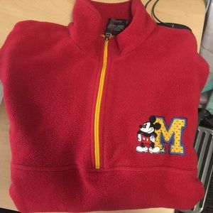 Quarter zip, retro Mickey pull over!